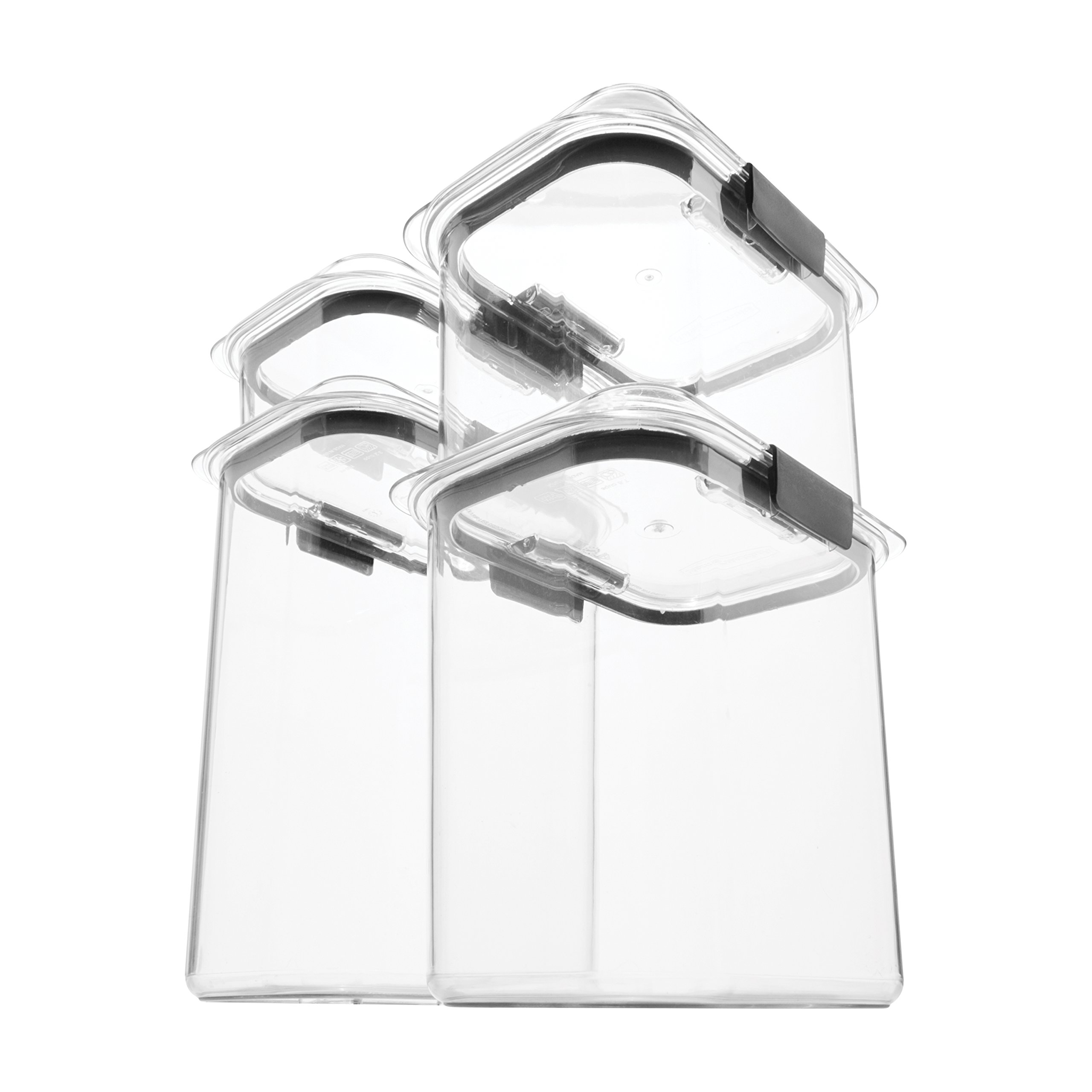 Foto 3 pulgar | Recipientes Rubbermaid Brilliance Para Almacenar Alimentos, Juego De 4 - Venta Internacional.