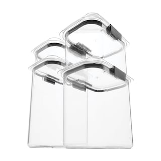 Foto 2 | Recipientes Rubbermaid Brilliance Para Almacenar Alimentos, Juego De 4 - Venta Internacional.