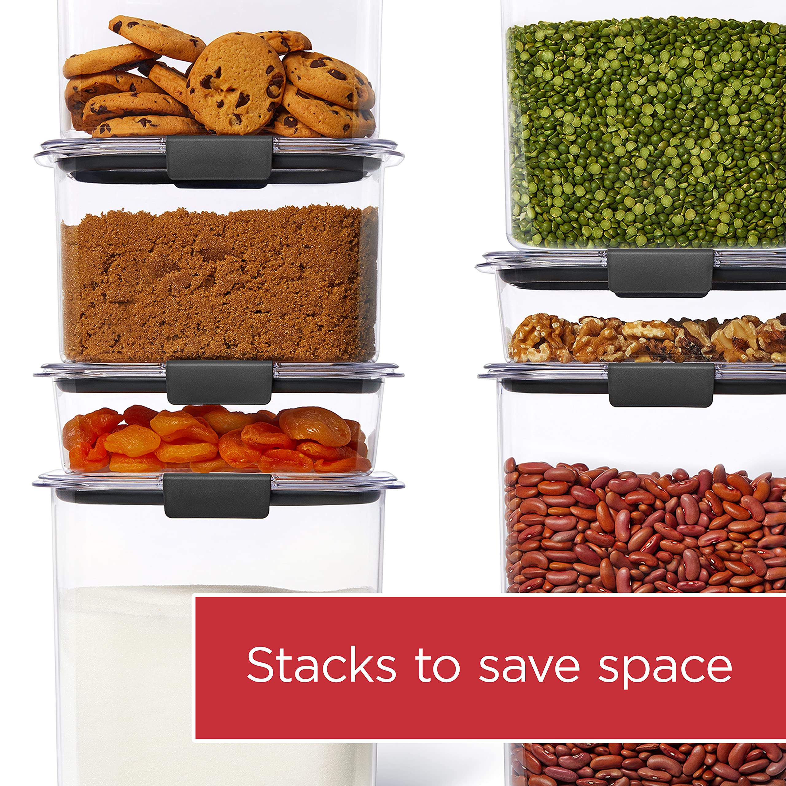 Foto 6 pulgar | Recipientes Rubbermaid Brilliance Para Almacenar Alimentos, Juego De 4 - Venta Internacional.