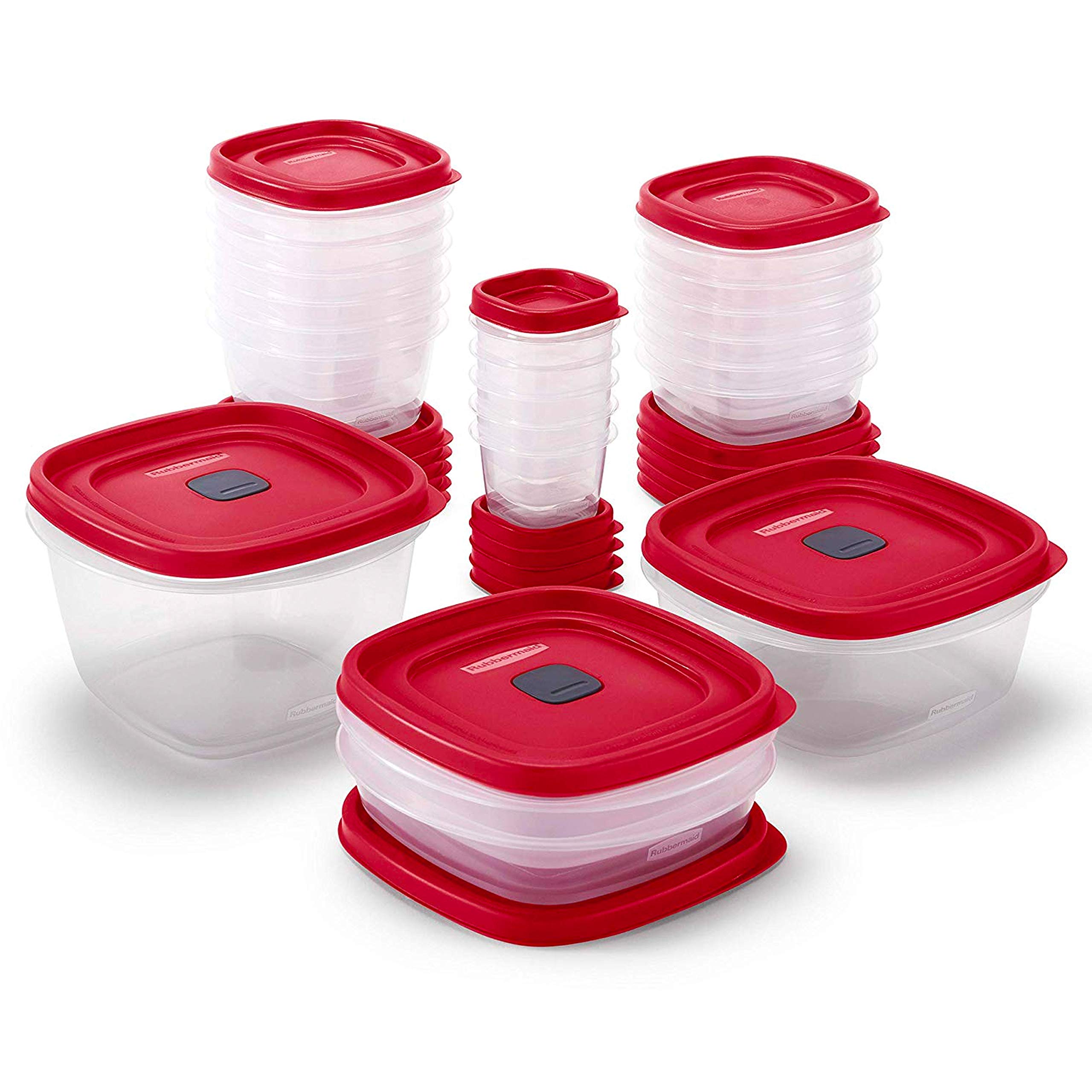 Foto 4 pulgar | Recipientes Rubbermaid Para Almacenamiento De Alimentos, 42 Piezas, Con Tapas - Venta Internacional.
