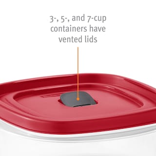 Foto 7 | Recipientes Rubbermaid Para Almacenamiento De Alimentos, 42 Piezas, Con Tapas - Venta Internacional.
