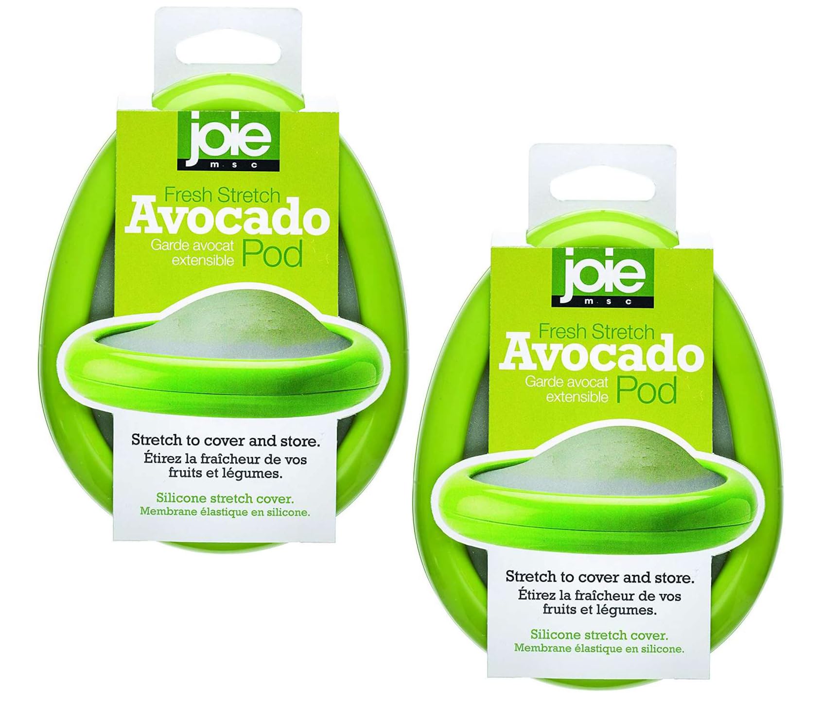 Frigorífico Joie Keep Fresh Con Cápsula Elástica Con Forma De Aguacate, Verde, Paquete De 2 - Venta Internacional.