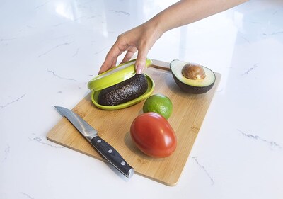 Foto 2 | Frigorífico Joie Keep Fresh Con Cápsula Elástica Con Forma De Aguacate, Verde, Paquete De 2 - Venta Internacional.