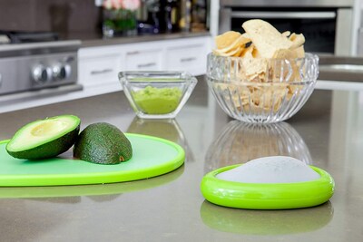 Foto 4 | Frigorífico Joie Keep Fresh Con Cápsula Elástica Con Forma De Aguacate, Verde, Paquete De 2 - Venta Internacional.