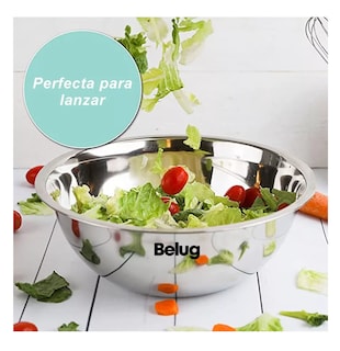 Foto 5 | Juego De Tazones Belug De Grado Alimenticio De Acero Inoxidable 5 Pcs, Plata