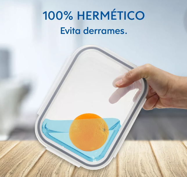Foto 7 pulgar | Contenedores De Vidrio Xtellar Con Tapa 5 Piezas