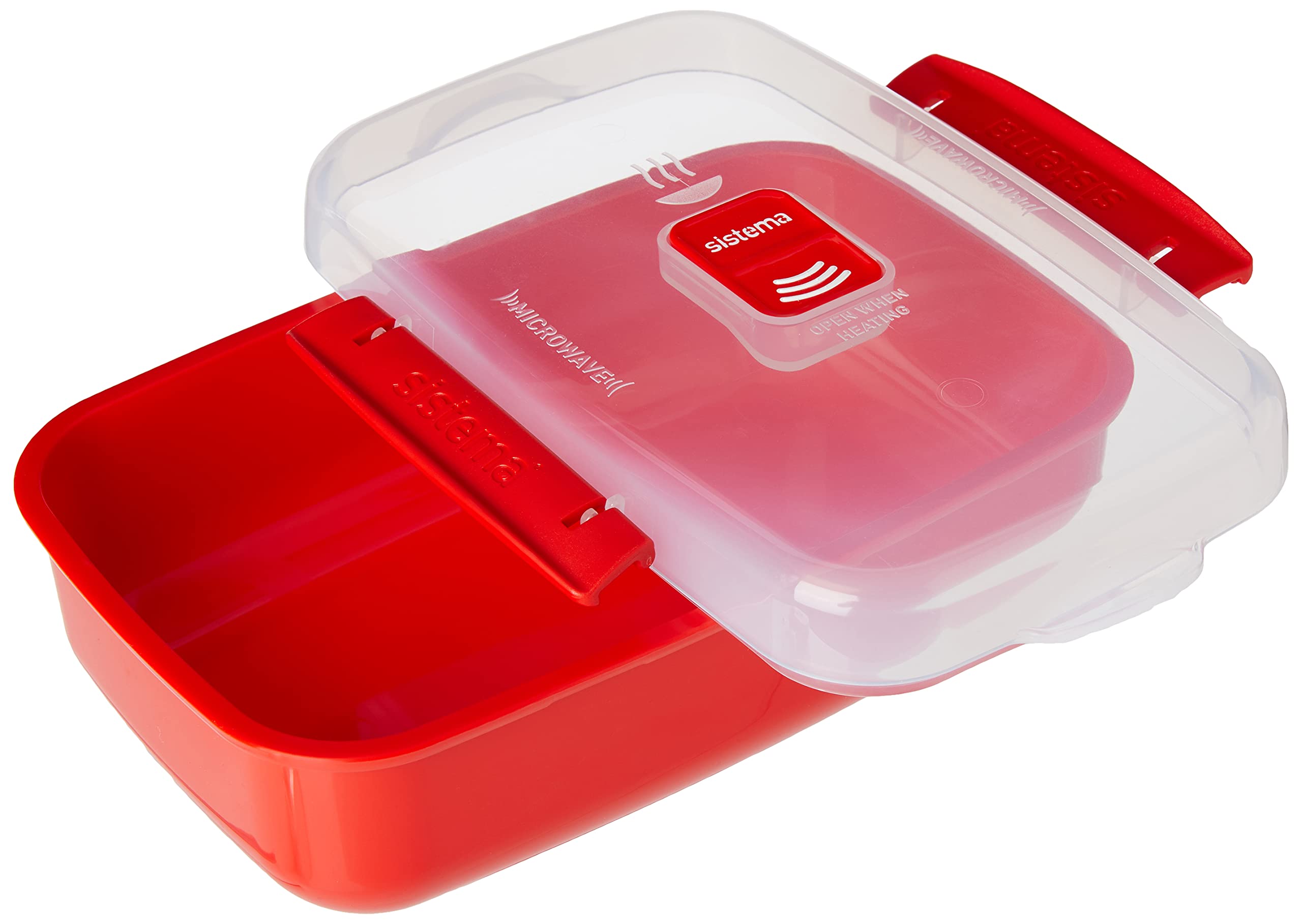 Foto 5 pulgar | Sistema De Recipientes De Almacenamiento De Alimentos Para Microondas, Color Rojo, Juego De 4 - Venta Internacional.