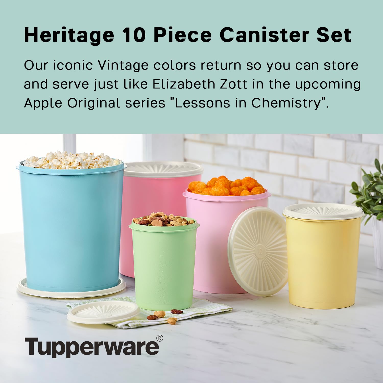 Foto 2 | Set De Botes Tupperware Heritage Collection, 10 Piezas - Venta Internacional.