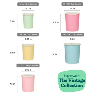 Foto 3 | Set De Botes Tupperware Heritage Collection, 10 Piezas - Venta Internacional.