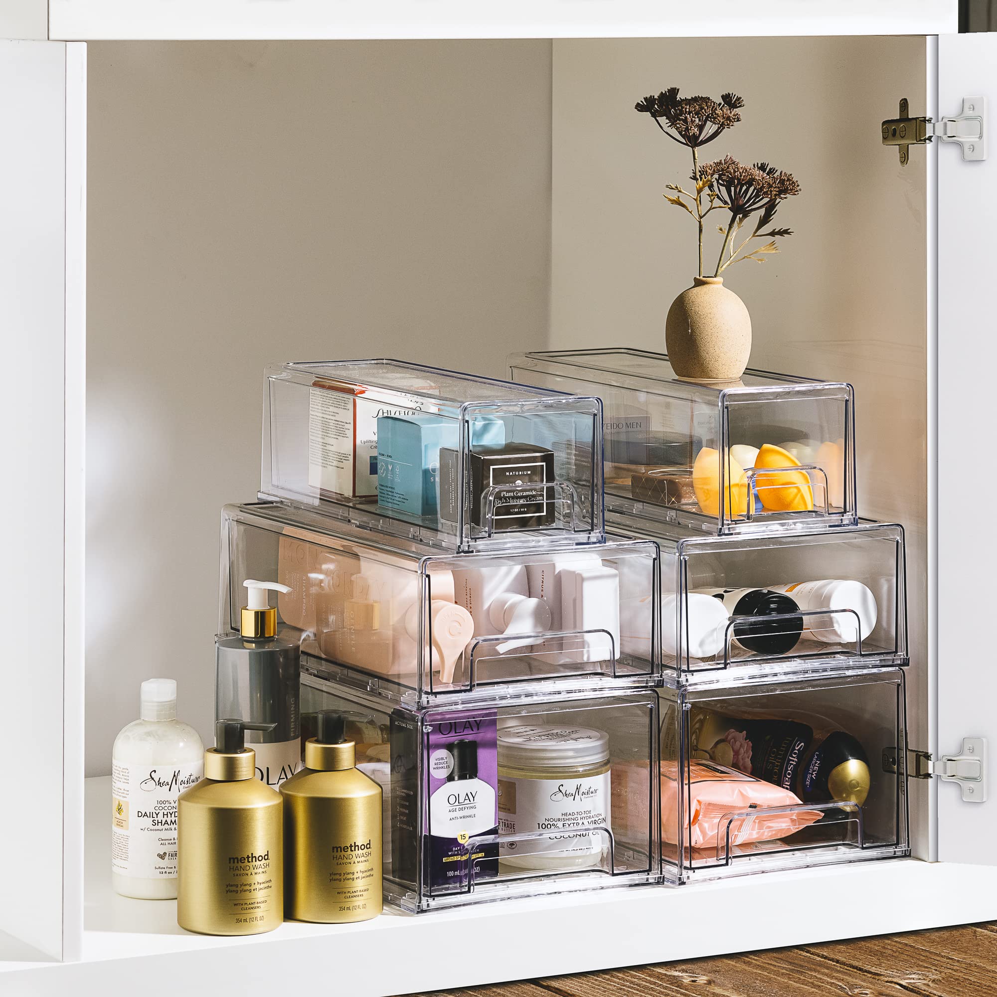 Foto 6 | Frigorífico Drawers Sorbus Clear, Apilable, Paquete De 2 - Venta Internacional.