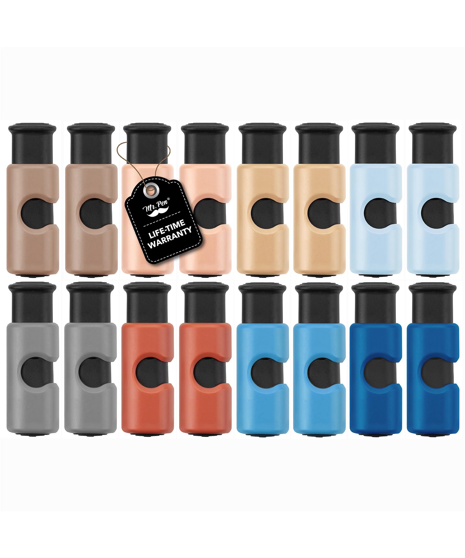 Clips Para Bolsas Mr. Pen Squeeze And Lock Bread, Paquete De 16 Unidades De Plástico - Venta Internacional.