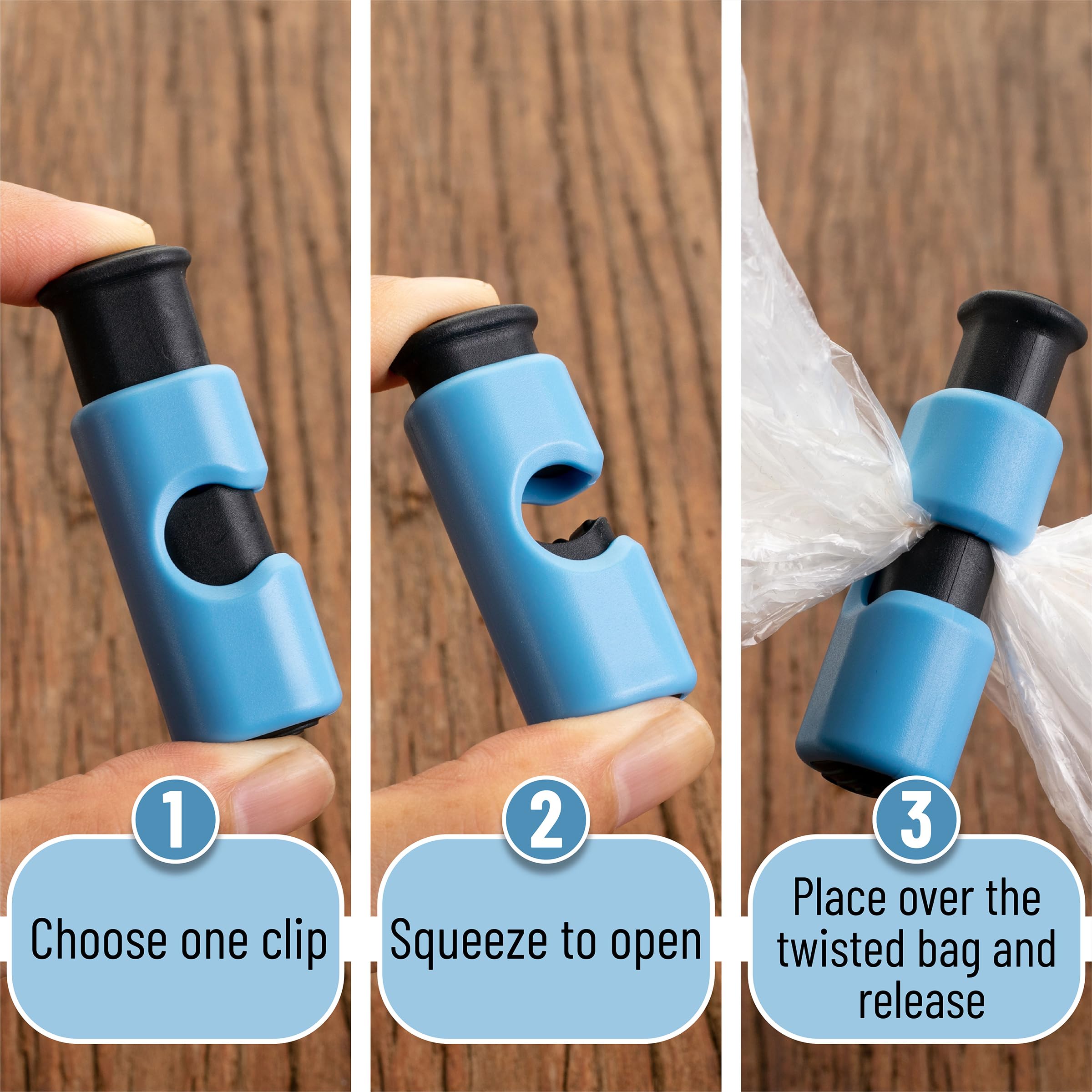 Foto 4 | Clips Para Bolsas Mr. Pen Squeeze And Lock Bread, Paquete De 16 Unidades De Plástico - Venta Internacional.