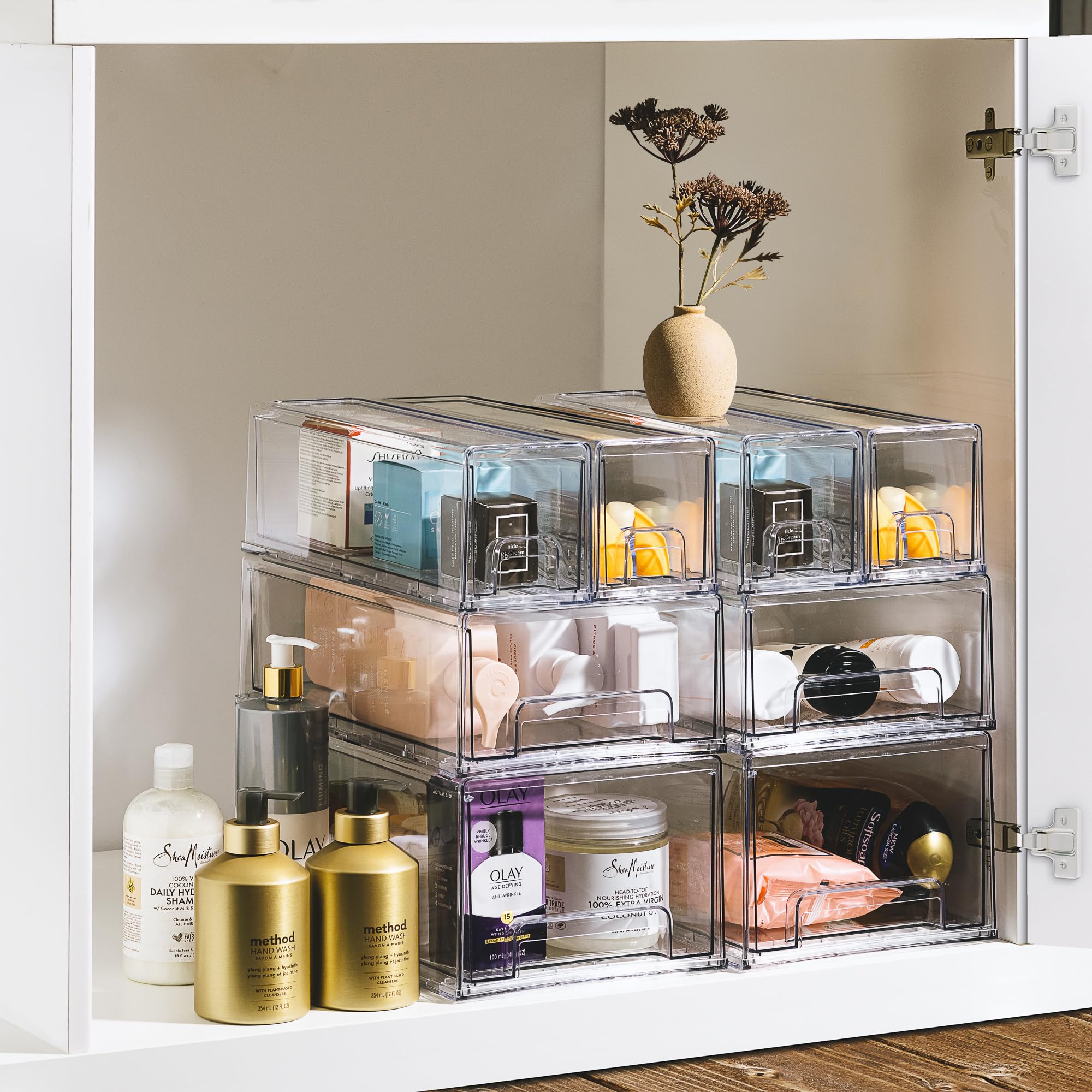 Foto 6 | Frigorífico Drawers Sorbus Clear, Apilable, Paquete De 2 - Venta Internacional.