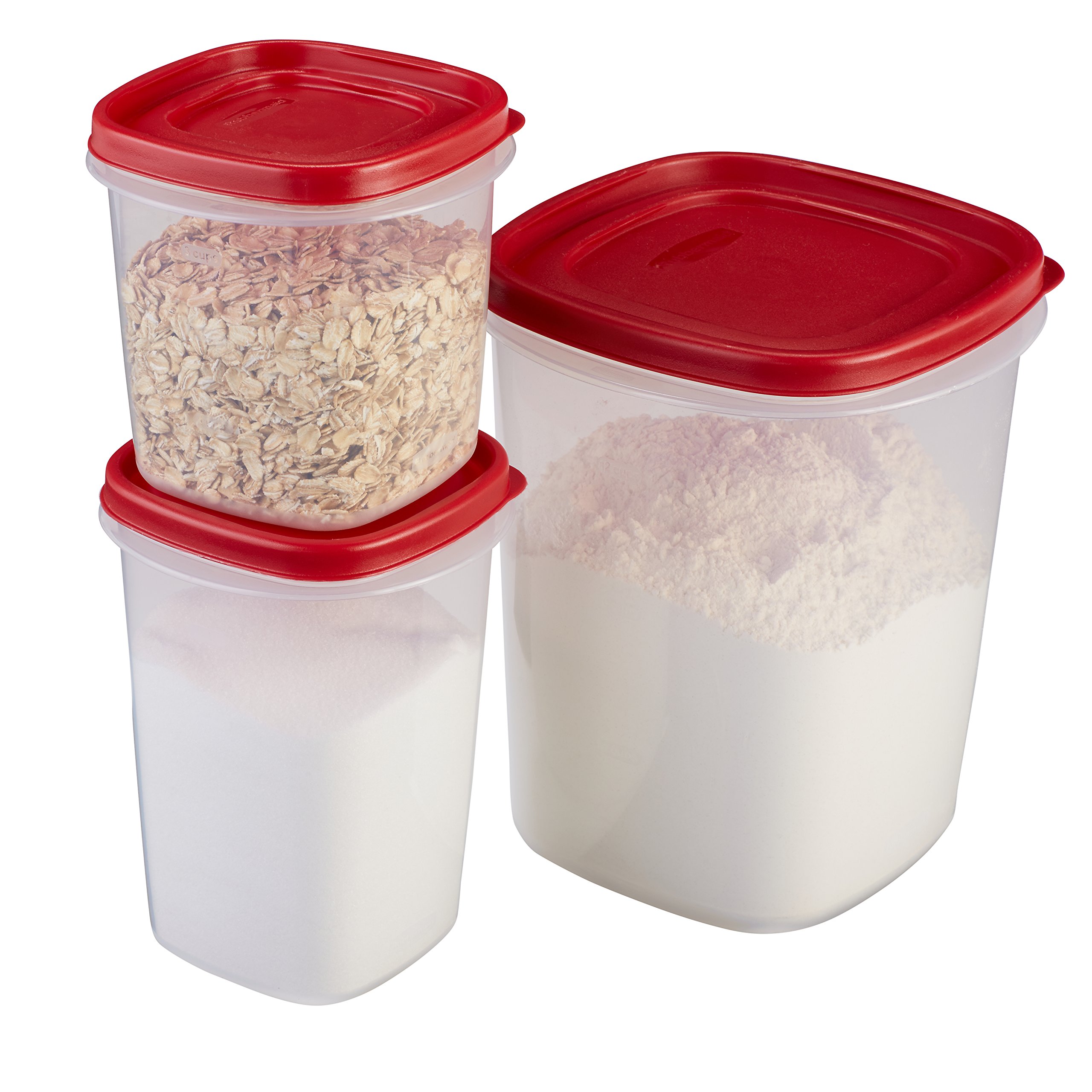 Recipientes Rubbermaid Para Almacenamiento De Alimentos Con Tapas Fáciles De Encontrar, 6 Piezas - Venta Internacional.