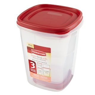 Foto 6 | Recipientes Rubbermaid Para Almacenamiento De Alimentos Con Tapas Fáciles De Encontrar, 6 Piezas - Venta Internacional.