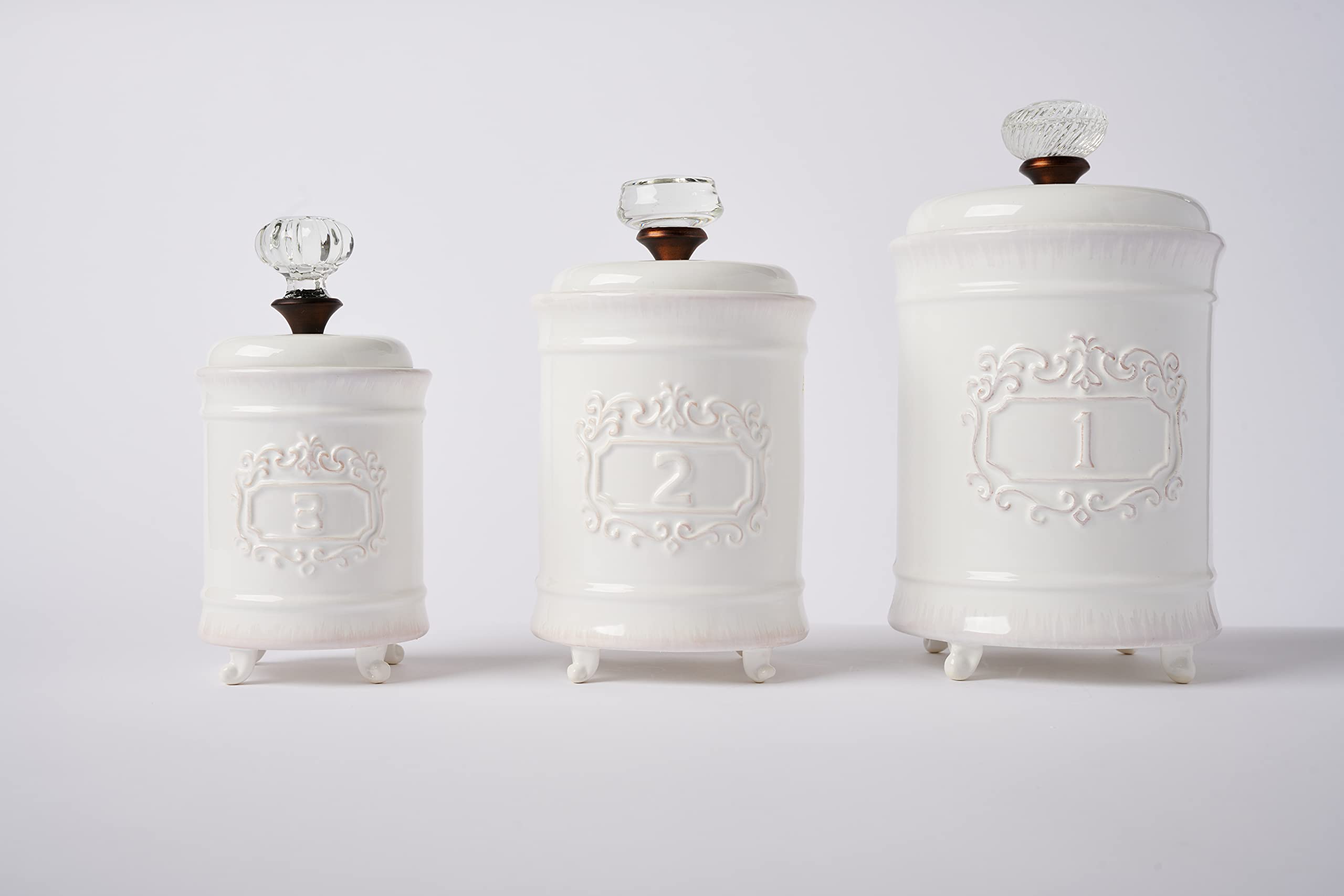 Foto 4 | Contenedores de Cerámica Mud Pie 3 Piezas - Venta Internacional