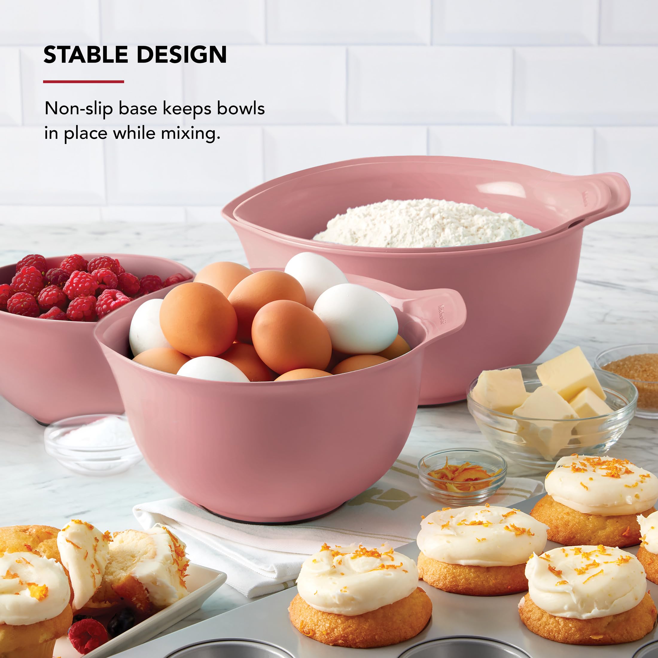 Foto 5 | Juego De 4 Cuencos Para Mezclar Kitchenaid, Universales, De Plástico - Venta Internacional.
