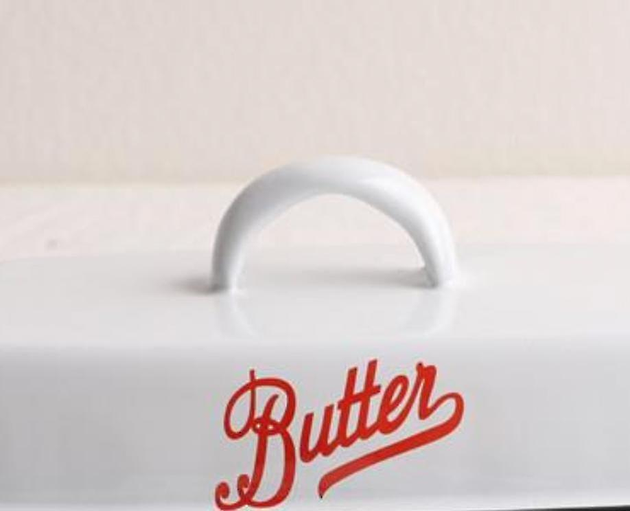 Foto 4 pulgar | Mantequera Huoguo, Retro, Nostálgica, Esmaltada, Con Tapa, Tamaño Mediano - Venta Internacional.