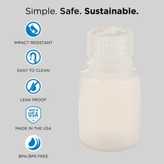 Foto 2 | Envase Nalgene Hdpe De Boca Estrecha, Redondo, 30 Ml - Venta Internacional.