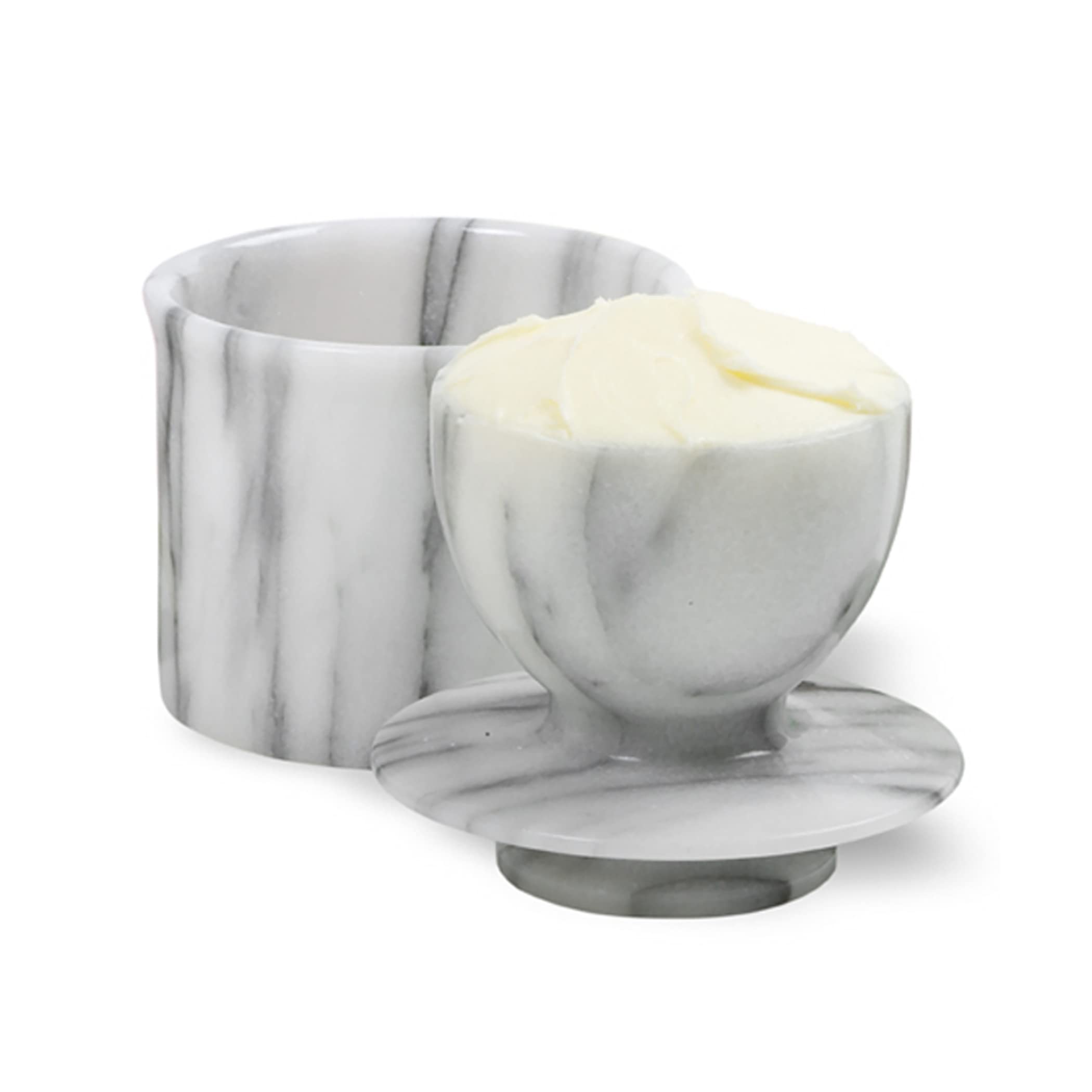 Foto 2 pulgar | Butter Keeper Norpro Marble, Color Blanquecino, Capacidad Para 1 Barra - Venta Internacional.