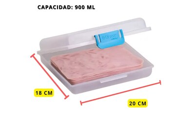 Foto 2 | Topper Xtellar Contenedor Para Guardar Y Conservar Jamón Salchichas
