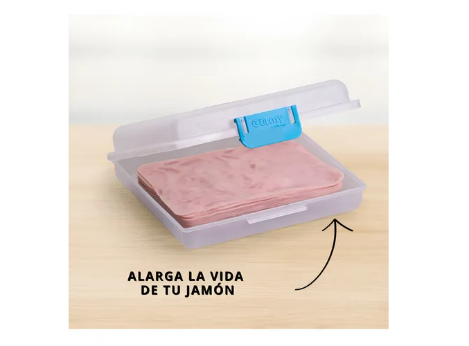 Foto 5 pulgar | Topper Xtellar Contenedor Para Guardar Y Conservar Jamón Salchichas