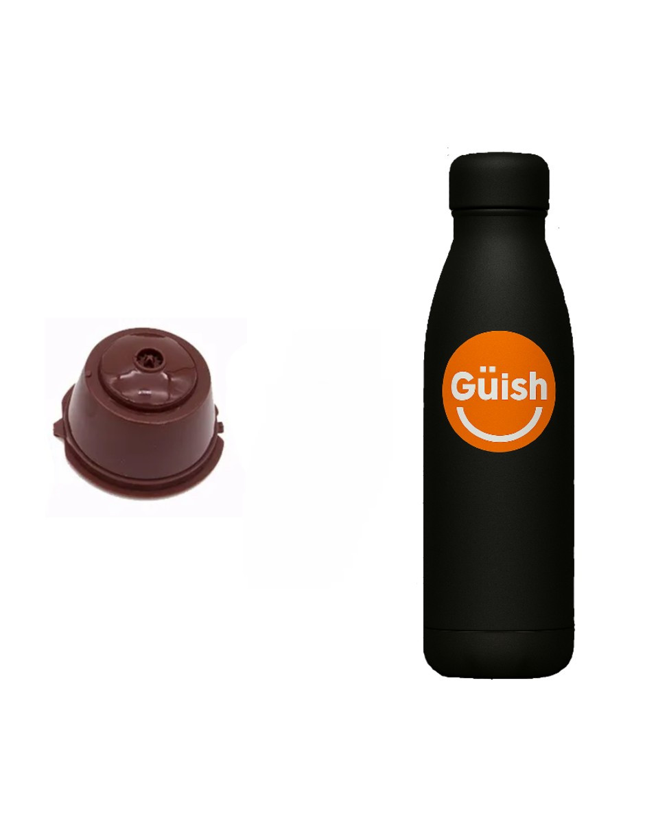 Foto 2 pulgar | Cápsulas Café Molido 4 Unidades + Gratis Termo Güish De Regalo