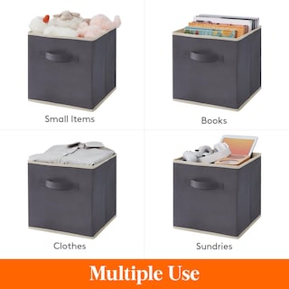 Foto 4 | Cubos De Almacenamiento Lifewit, 12 Paquetes De 28 X 28 X 28 Cm, Tela Gris - Venta Internacional.