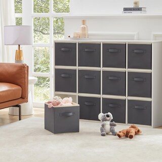 Foto 7 | Cubos De Almacenamiento Lifewit, 12 Paquetes De 28 X 28 X 28 Cm, Tela Gris - Venta Internacional.