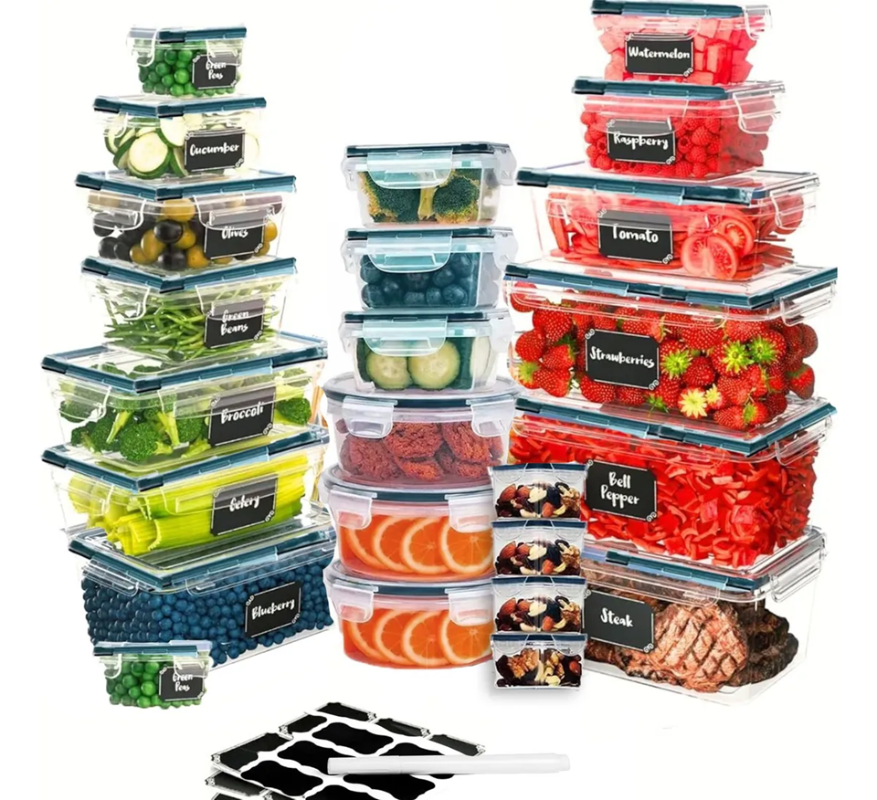 Foto 1 | Set De 24 Recipientes Xtellar, Organizadores De Cocina, Almacenamiento Hermético De Alimentos