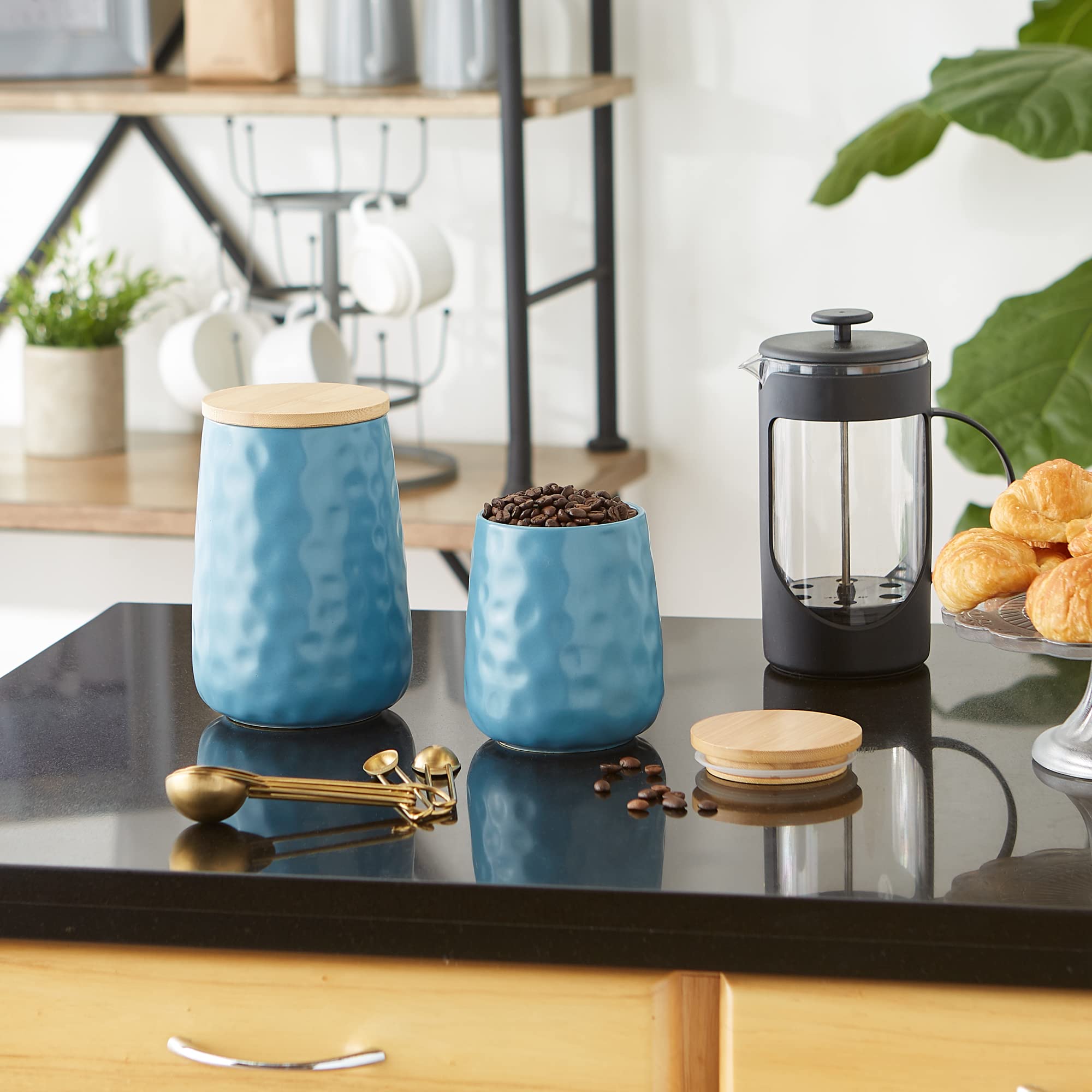 Foto 4 | Set De Bidones Dii Colección De Accesorios De Cocina Storm Blue - Venta Internacional.