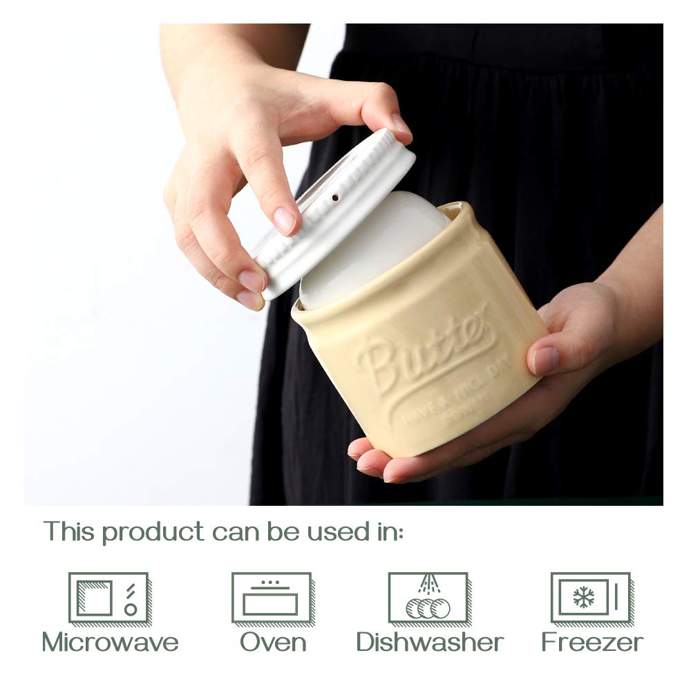 Foto 5 | Mantequera Francesa De Porcelana Butter Crock Dowan - Venta Internacional.