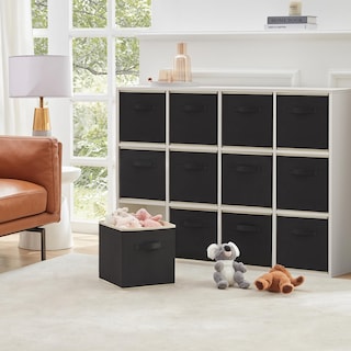 Foto 7 | Cubos De Almacenamiento Lifewit, 12 Paquetes, 28 Cm, Tela Plegable, Color Negro - Venta Internacional.