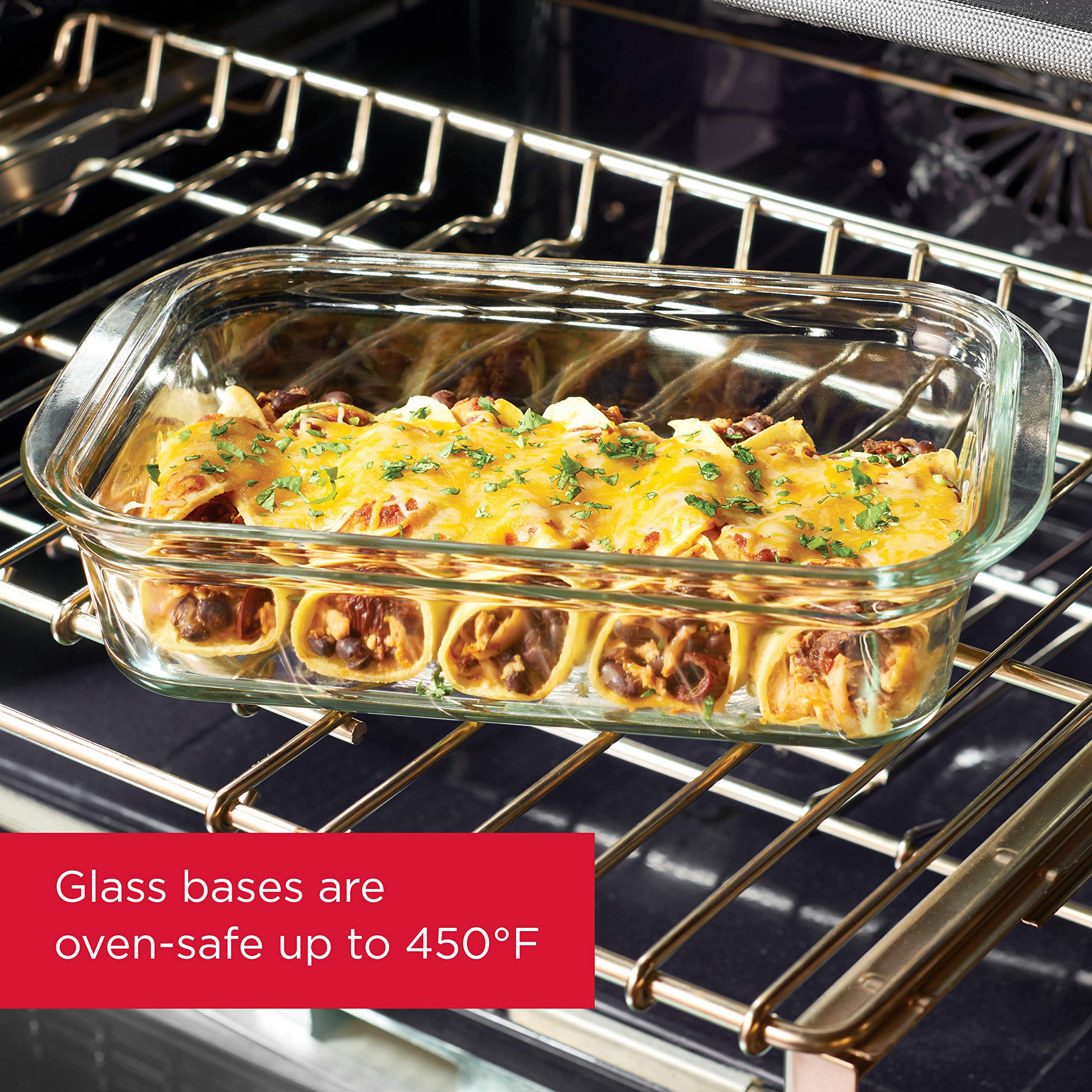 Foto 3 | Recipientes Para Alimentos Rubbermaid Brilliance Glass 760 Ml (3,2 Tazas) - Venta Internacional.