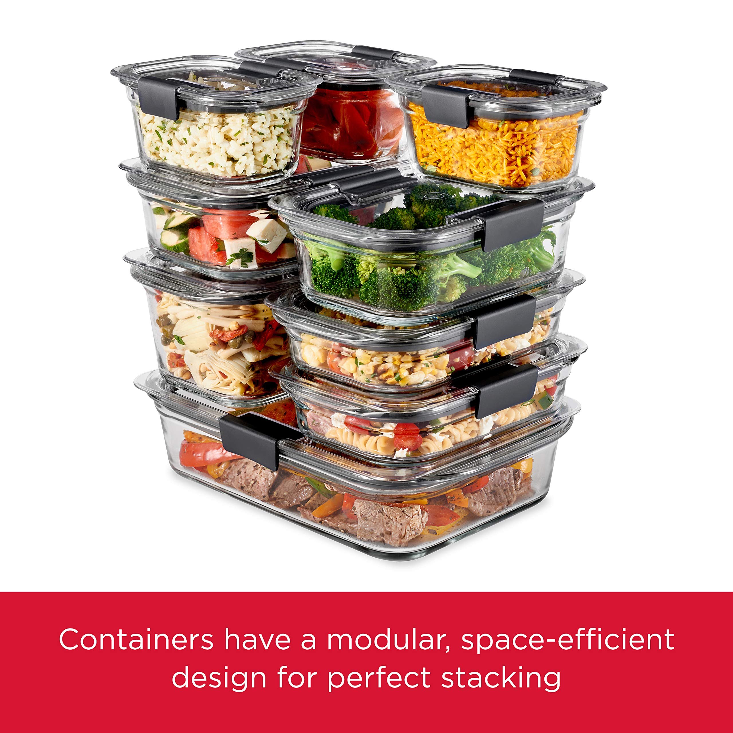 Foto 6 pulgar | Recipientes Para Alimentos Rubbermaid Brilliance Glass 760 Ml (3,2 Tazas) - Venta Internacional.