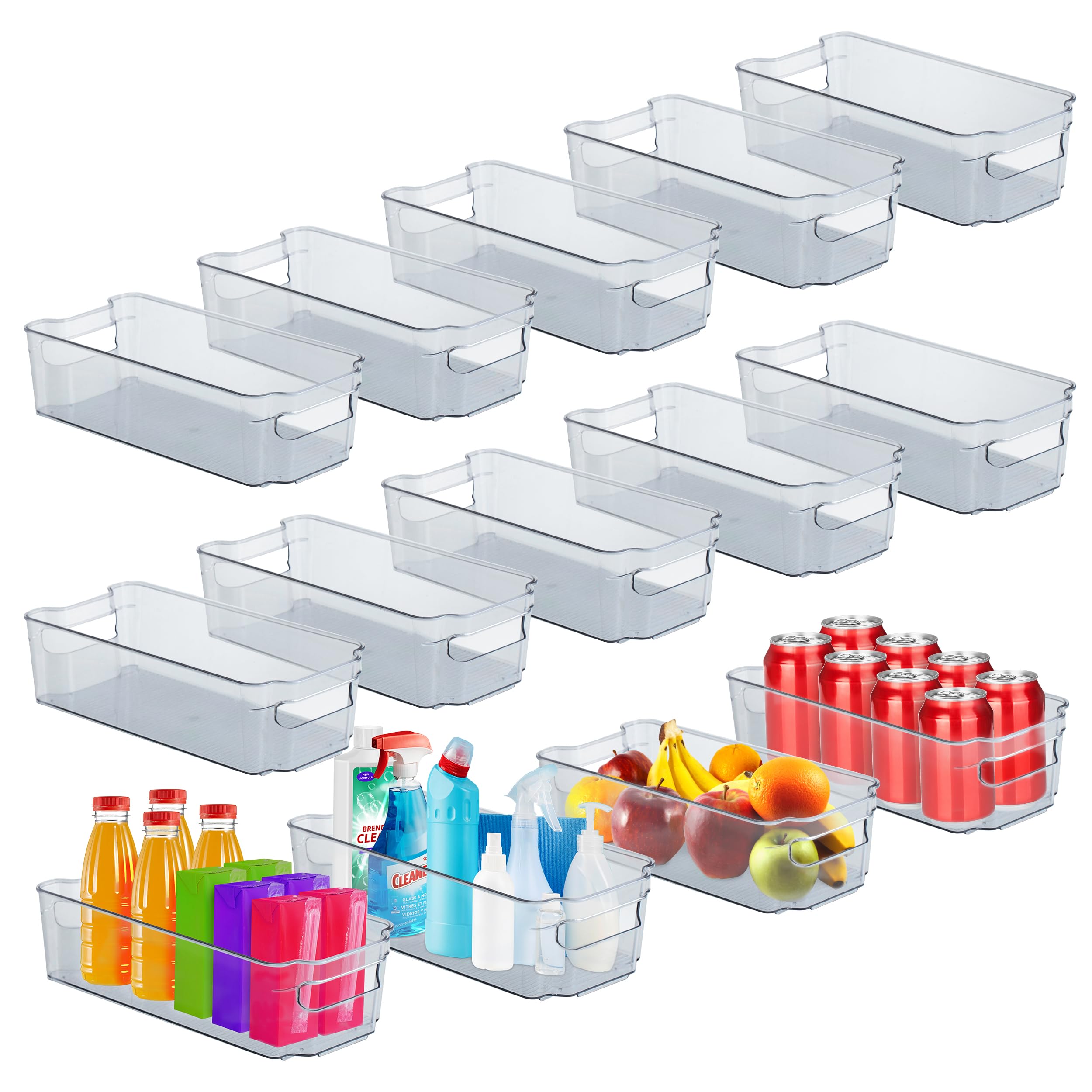 Foto 1 | Gavetas Lifemaster Para Nevera Multiusos, 14 Unidades, Transparentes - Venta Internacional.