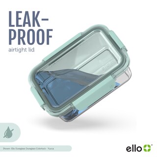 Foto 4 | Set De Almacenamiento De Alimentos Ello Color Lock, 20 Piezas De Vidrio Con Tapas De Plástico - Venta Internacional.