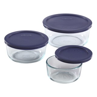 Foto 2 | Set De Almacenamiento De Alimentos Pyrex Simply Store, Paquete De 3 (590, 950 Y 1650 Ml) - Venta Internacional.