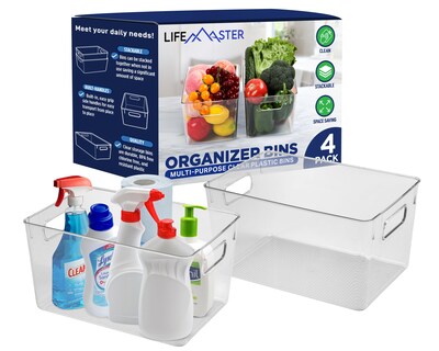 Foto 1 | Cubos De Nevera Lifemaster Multiusos, 4 Unidades, Pet Transparente - Venta Internacional.