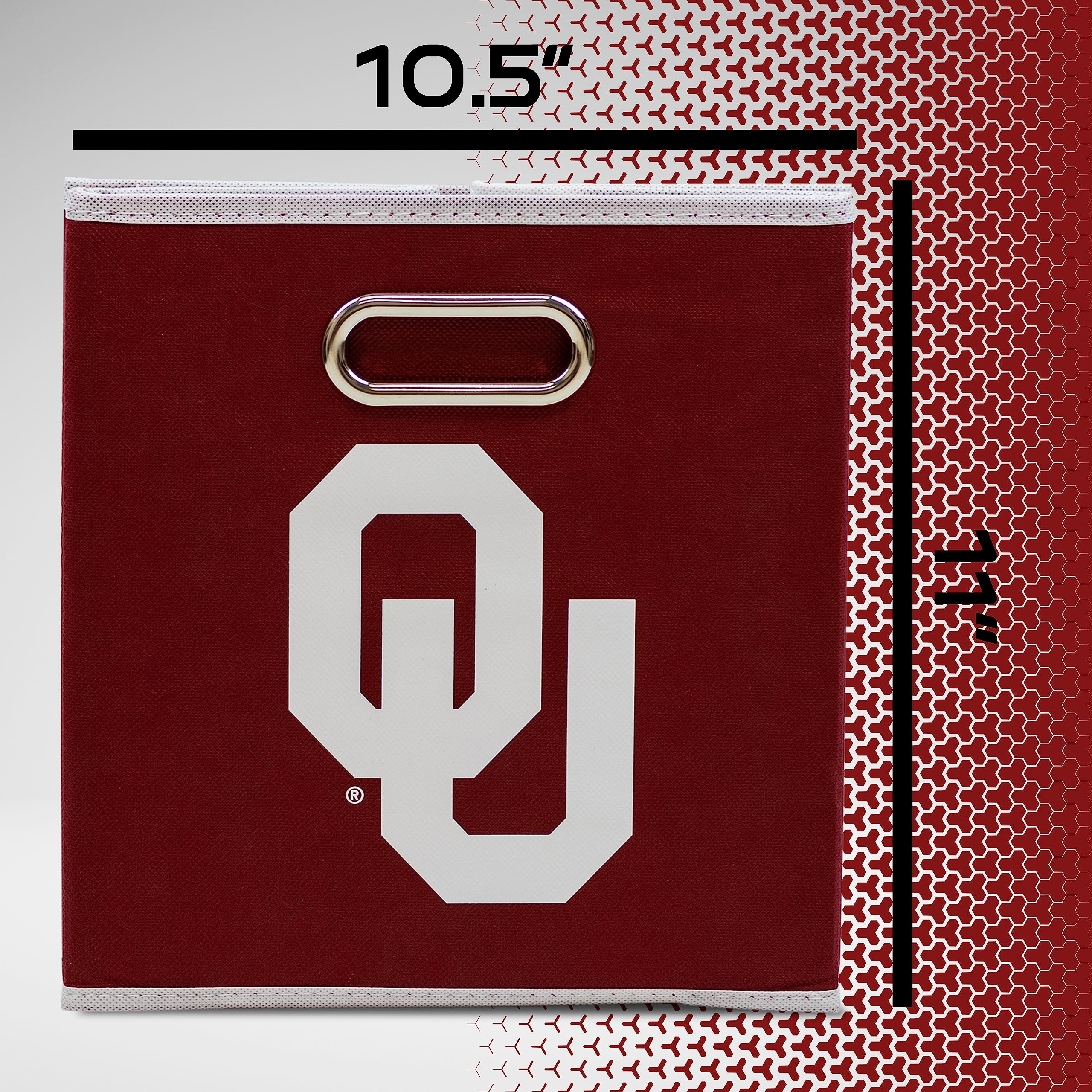 Foto 3 pulgar | Contenedor De Almacenamiento Plegable Franklin Sports Ncaa Oklahoma Sooners - Venta Internacional.