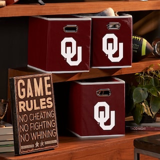 Foto 7 | Contenedor De Almacenamiento Plegable Franklin Sports Ncaa Oklahoma Sooners - Venta Internacional.