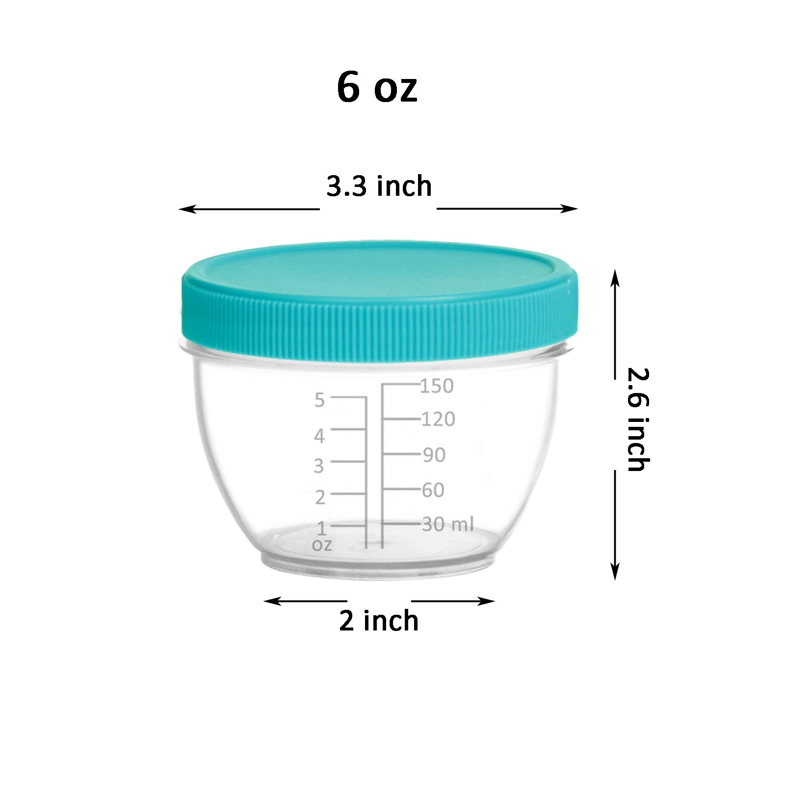 Foto 3 pulgar | Baby Food Storage Youngever, 18 Envases De 180 Ml Con Tapa - Venta Internacional.
