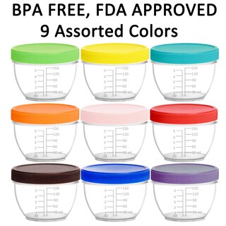 Foto 3 | Baby Food Storage Youngever, 18 Envases De 180 Ml Con Tapa - Venta Internacional.
