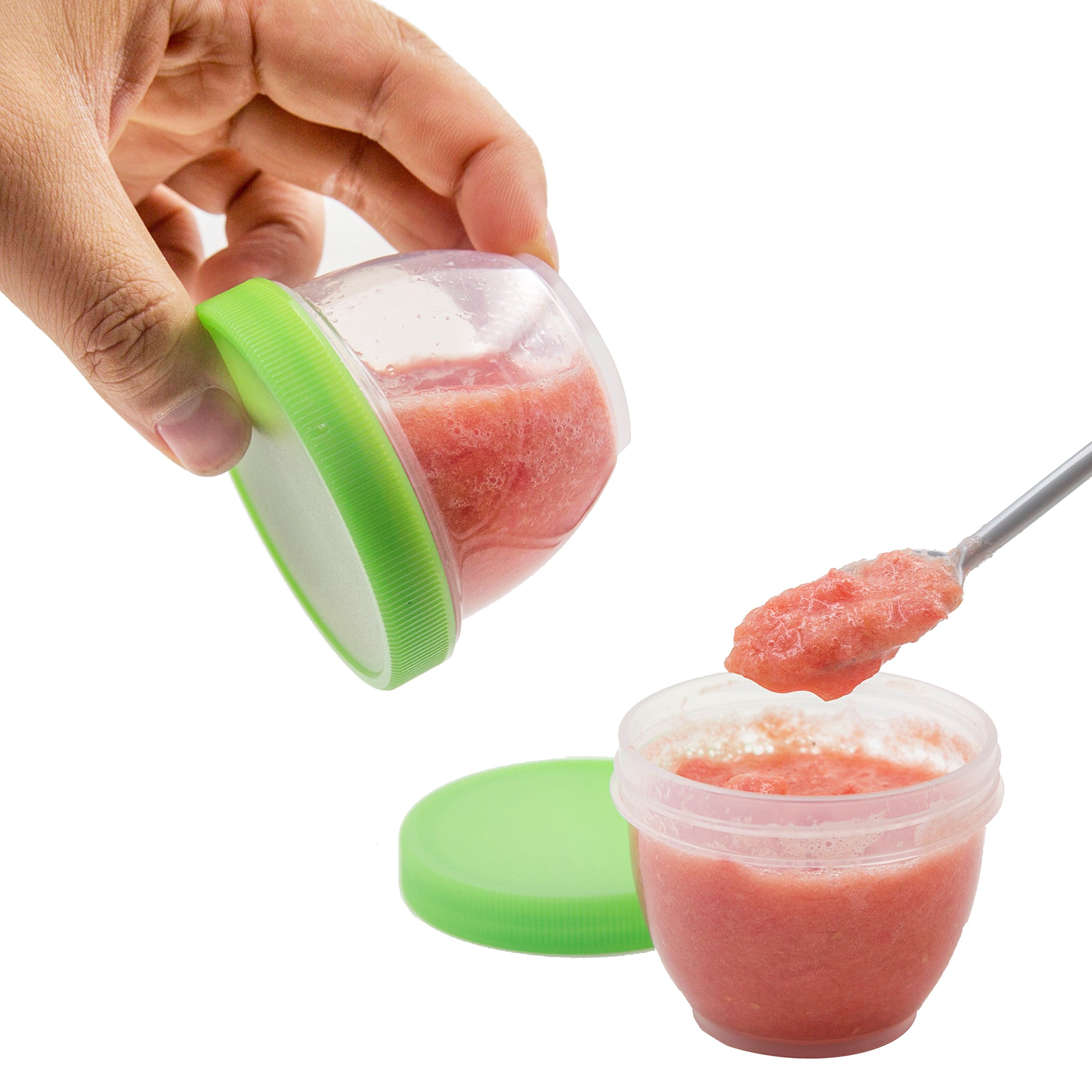 Foto 4 | Baby Food Storage Youngever, 18 Envases De 180 Ml Con Tapa - Venta Internacional.