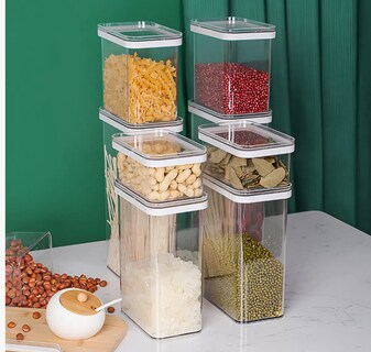 Foto 6 | Recipiente Hermetico Con Tapa Para Alimentos Organización