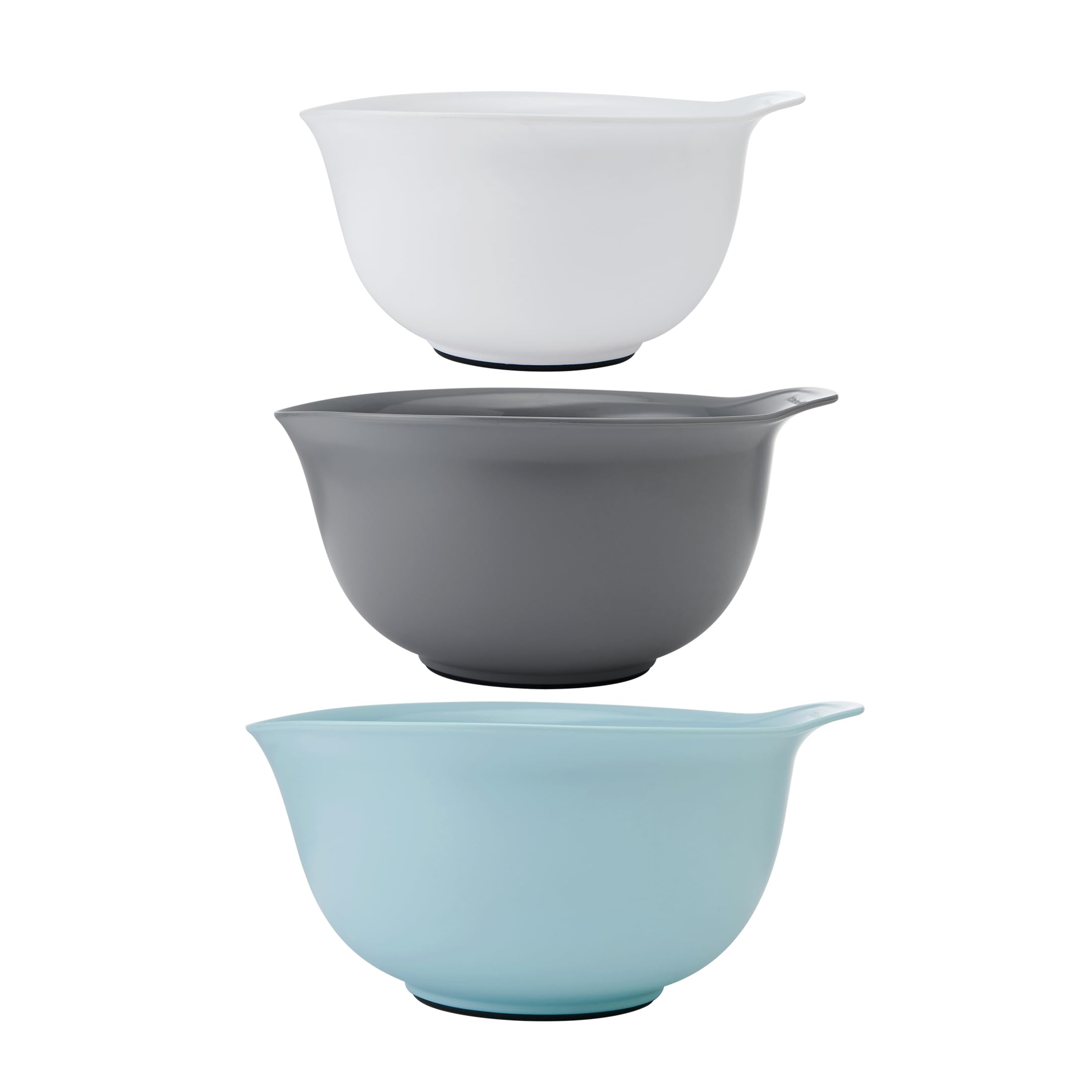Juego De 3 Tazones De Plástico Para Mezclar Kitchenaid, Universales, Anidados - Venta Internacional.