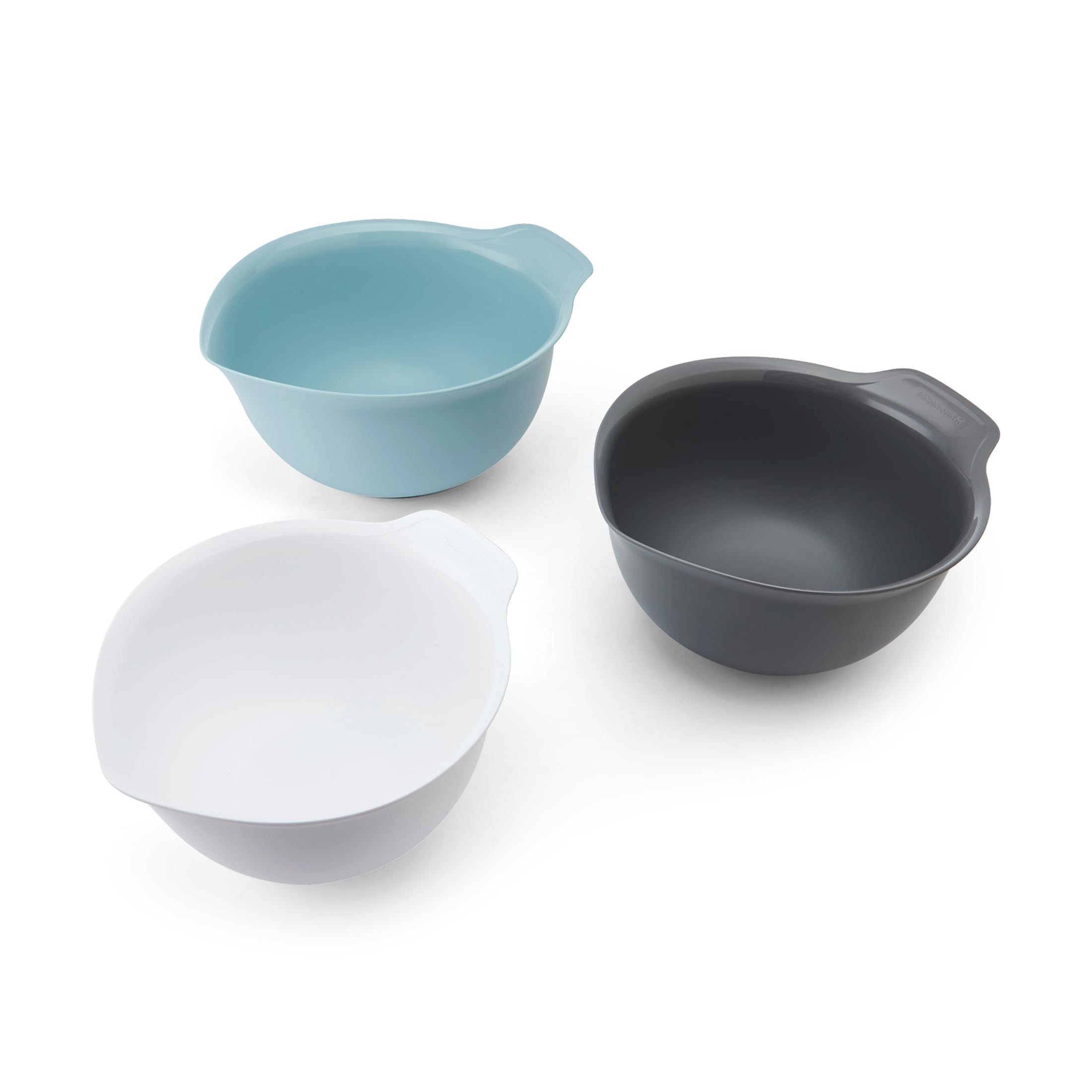 Foto 3 pulgar | Juego De 3 Tazones De Plástico Para Mezclar Kitchenaid, Universales, Anidados - Venta Internacional.