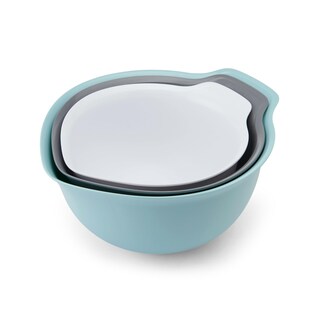 Foto 3 | Juego De 3 Tazones De Plástico Para Mezclar Kitchenaid, Universales, Anidados - Venta Internacional.