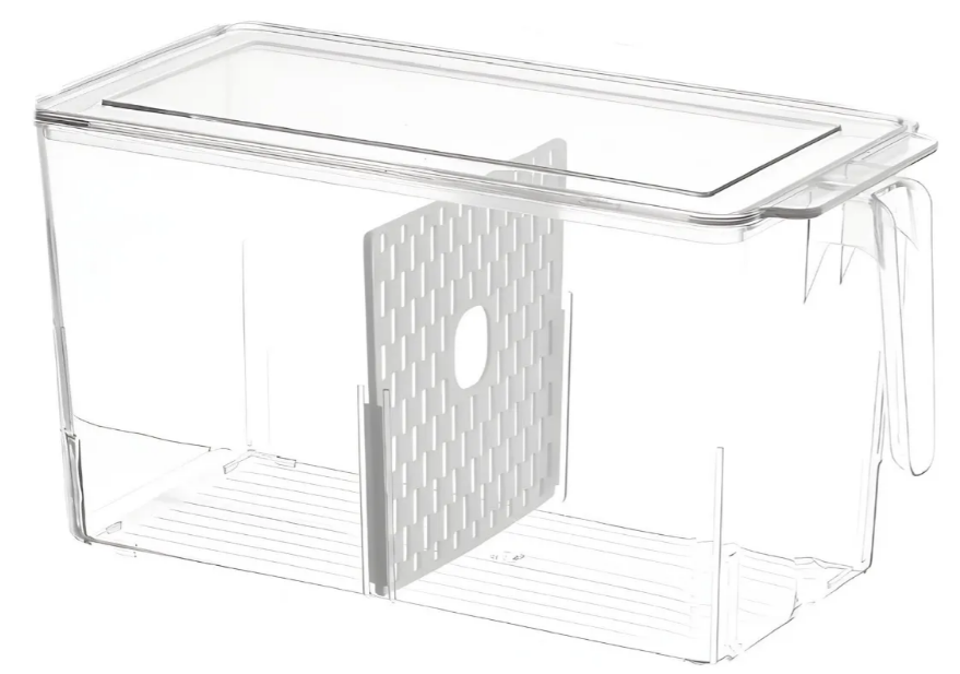 Foto 2 pulgar | Xtellar Organizador Premium Para Refrigerador Con Tapa Hermética Y División Inteligente
