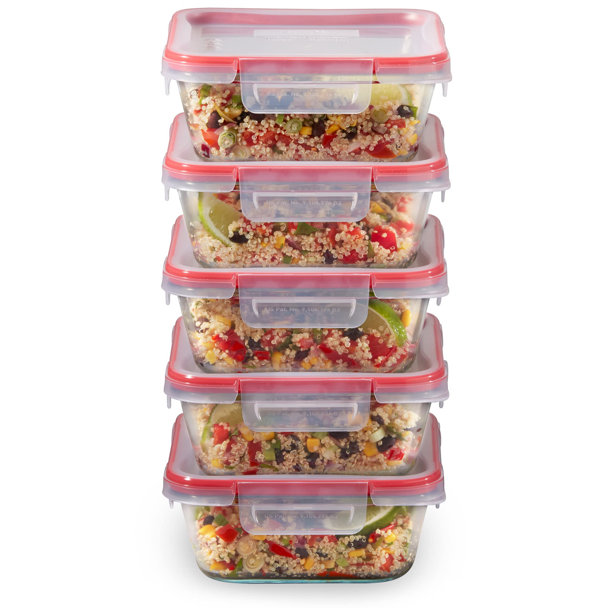Foto 2 pulgar | Set De Recipientes Pyrex Freshlock Para Almacenamiento De Alimentos  4 Tazas (paquete De 5) - Venta Internacional.